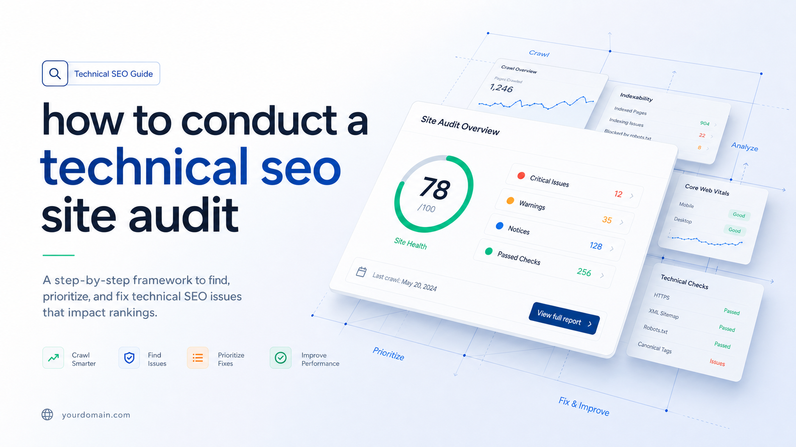 Cover image for “How to Conduct a Technical SEO Site Audit (2026 Guide)”