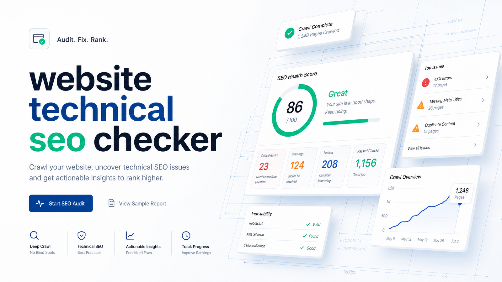 Cover image for “Website Technical SEO Checker: What It Should Actually Test”