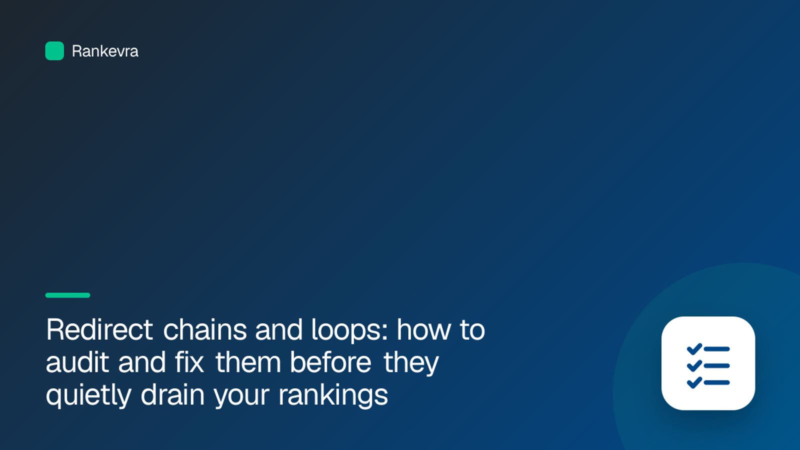 Cover image for “Redirect Chain Audit: Find and Fix Chains and Loops”