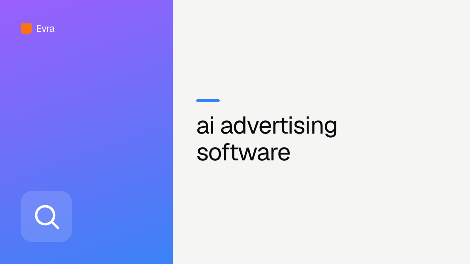 Editorial cover illustration representing ai advertising software.