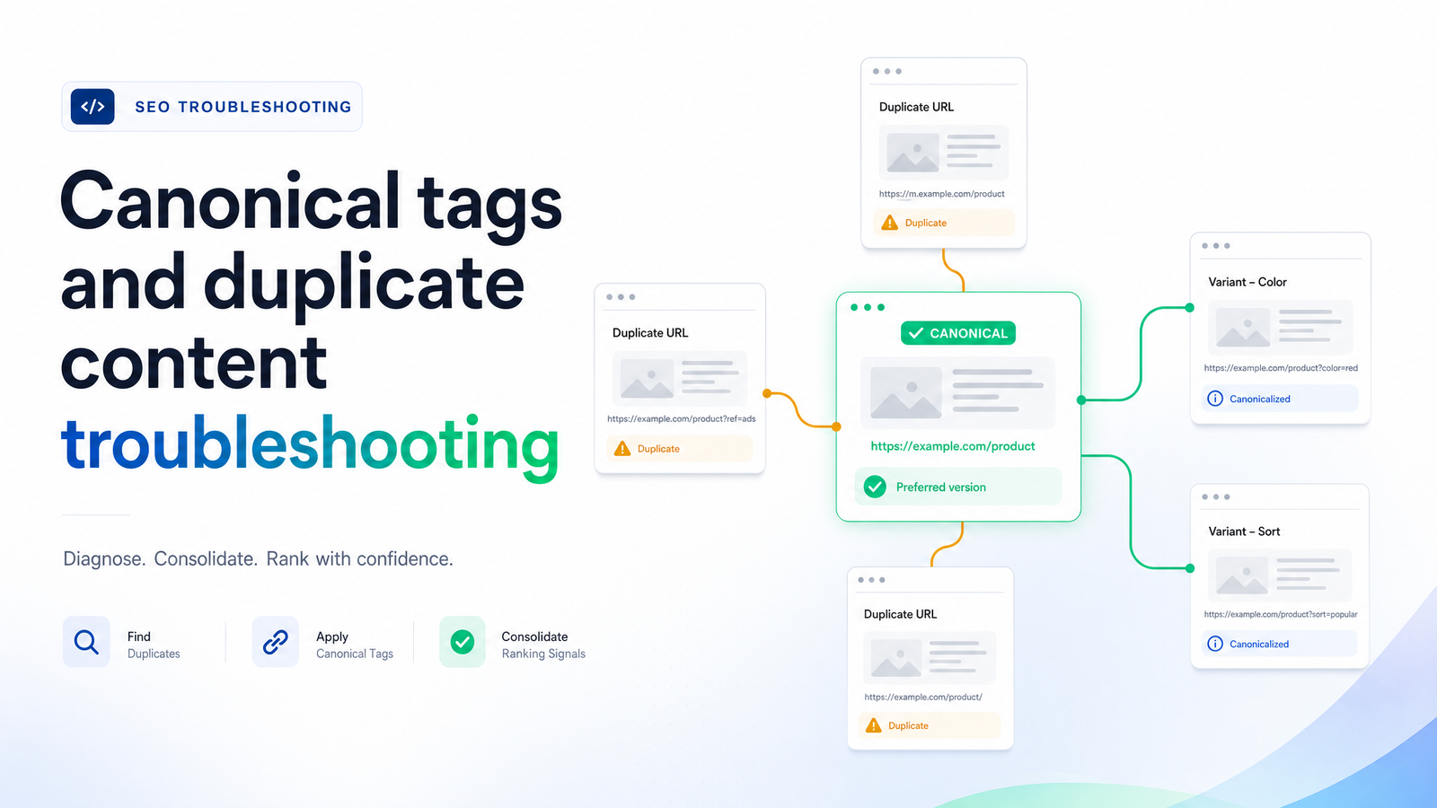Cover image for “Canonical Tag Troubleshooting: 5 Failures Basic Audits Miss”