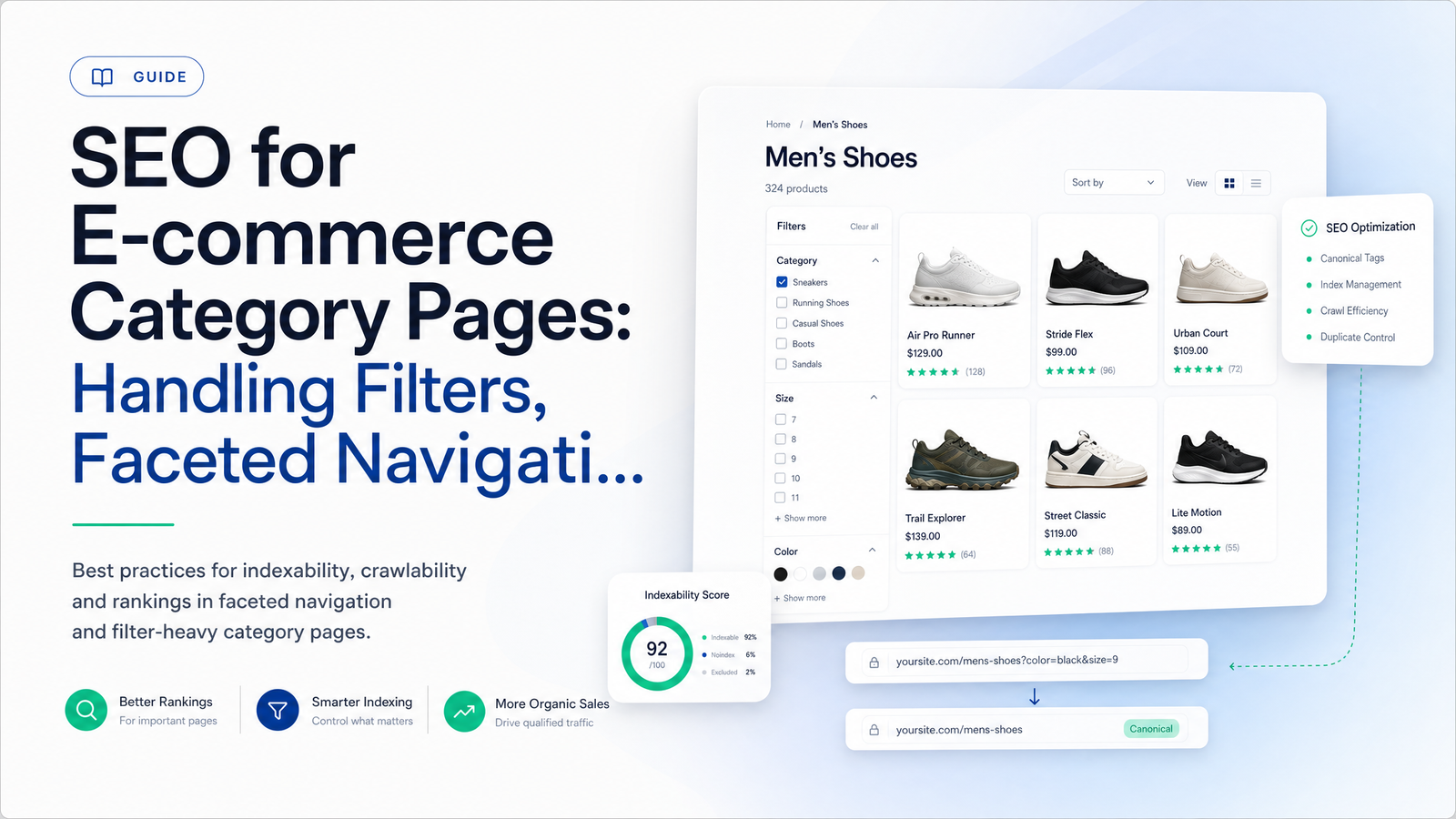 Cover image for “E-Commerce Category Page SEO: The Faceted Nav Framework”