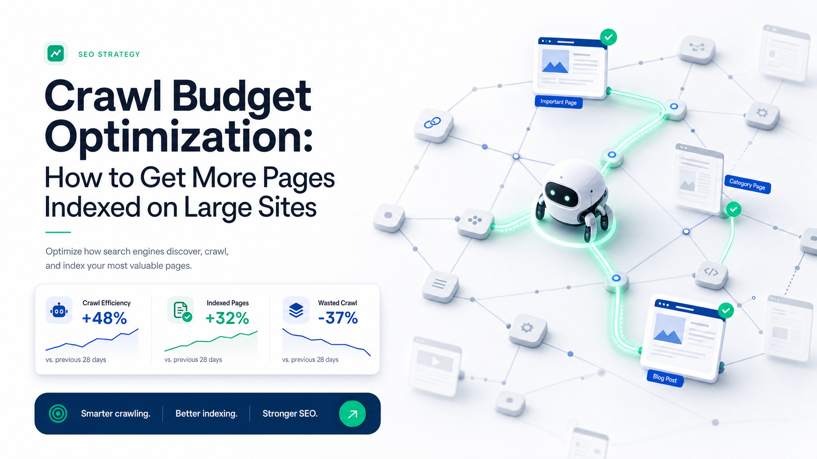 Cover image for “Crawl Budget Optimization: A Diagnostic Framework for 2026”