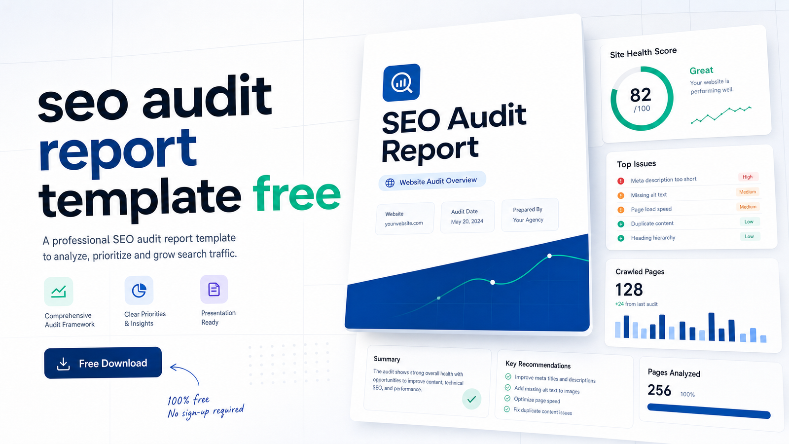 Cover image for “Free SEO Audit Report Template (2026): Full Structure”
